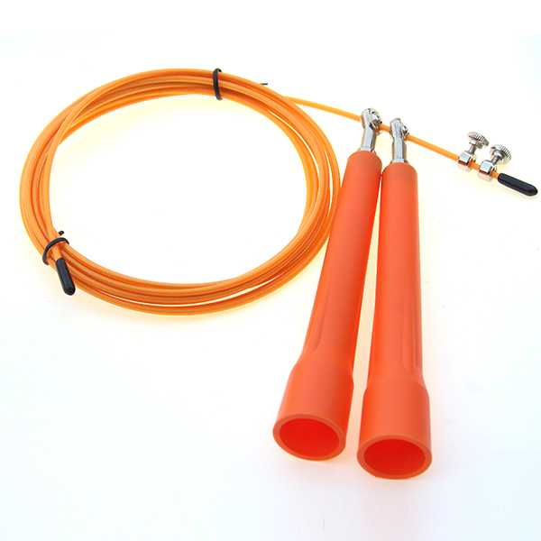 Plastic handle universal skipping rope