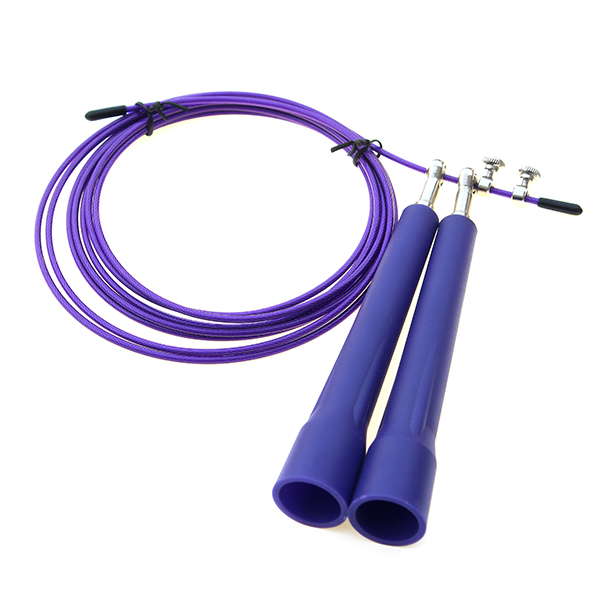 Plastic handle universal skipping rope